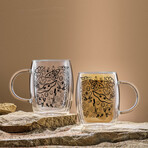 Star Wars™ Mandalorian The Child All Around Glass Mugs (13.5 oz // Set of 2)