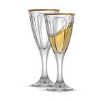 Windsor European Crystal Lead-Free Glasses // Set of 2 (Red Wine Glasses // 8 oz)