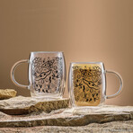 Star Wars™ Mandalorian The Child All Around Glass Mugs (13.5 oz // Set of 2)