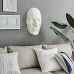 Sumerian Masculine Face (Matte Black)