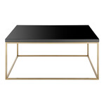 Teresa Square Coffee Table // Black + Gold