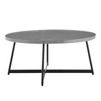 Niklaus Round Coffee Table // Gray