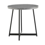 Niklaus Round Side Table // Gray