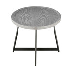 Niklaus Round Side Table // Gray