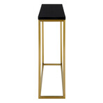 Teresa Console Table // Black + Gold