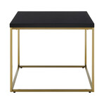 Teresa Side Table // Black + Gold