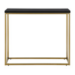 Teresa Console Table // Black + Gold