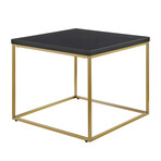 Teresa Side Table // Black + Gold