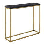 Teresa Console Table // Black + Gold