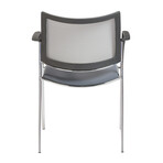 Vahn Stacking Visitor Chair - Set of 2 // Black