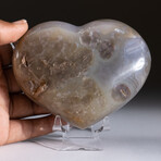 Genuine Polished Banded Agate Heart // 1 lb