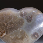 Genuine Polished Banded Agate Heart // 1 lb