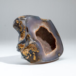 Genuine Banded Agate Geode Slice // 2.4 lb