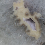 Genuine Polished Banded Agate Heart // 3.5 lb