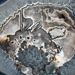 Genuine Banded Agate Geode Slice // 3.6 lb