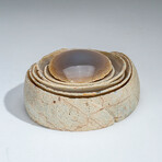 Genuine Set of Five Banded Agate Nesting Dishes // 2.1 lb
