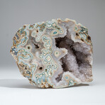 Genuine Moss Agate Geode Slice // 8.7 lb