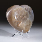 Genuine Polished Banded Agate Heart // 1 lb