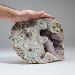 Genuine Moss Agate Geode Slice // 8.7 lb