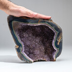 Genuine Banded Agate Geode Slice // 6.4 lb