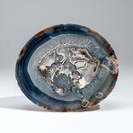Genuine Banded Agate Geode Slice // 3.6 lb