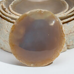 Genuine Set of Five Banded Agate Nesting Dishes // 2.1 lb