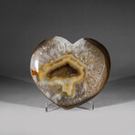 Genuine Polished Banded Agate Heart // 1.8 lb