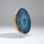 Large Genuine Banded Agate Slice  // 1.8 lb