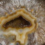 Genuine Polished Banded Agate Heart // 1.8 lb