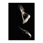 Erotica Touch Glass Wall Art (25.6"H x 17.7"W)