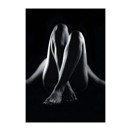 Erotica Leg Glass Wall Art (25.6"H x 17.7"W)