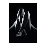 Erotica Leg Glass Wall Art (25.6"H x 17.7"W)