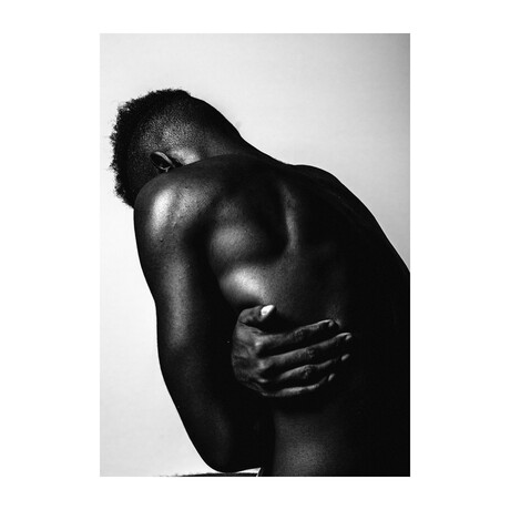 Erotica Shy Glass Wall Art (25.6"H x 17.7"W)