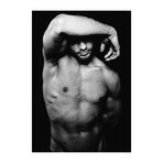 Erotica Stretch Glass Wall Art (25.6"H x 17.7"W)