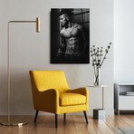 Erotica Sweat Glass Wall Art (25.6"H x 17.7"W)