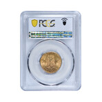 1925 Netherlands 10 Gulden Gold // PCGS Certified MS64 // Deluxe Collector's Pouch