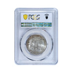 1958 Belgium Silver 50 Franc // PCGS Certified MS66 // Deluxe Collector's Pouch