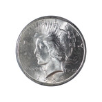 1925 Peace Silver Dollar // PCGS & CAC Certified MS65 // Deluxe Collector's Pouch