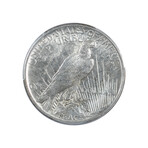 1921 Peace Silver Dollar // PCGS Certified MS62 // Deluxe Collector's Pouch