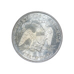 1889 Seated Liberty Half Dollar // PCGS Certified MS66 // Wood Presentation Box