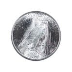1925 Peace Silver Dollar // PCGS & CAC Certified MS65 // Deluxe Collector's Pouch