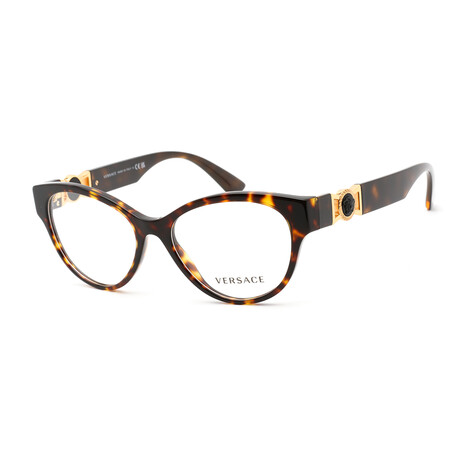 Versace Women's 0VE3313 Optical Frames // Havana