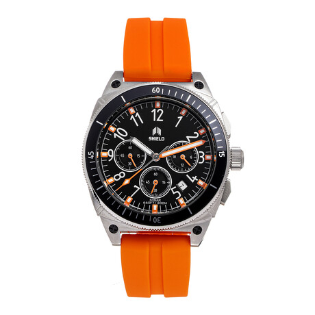 Shield Sonar Chronograph Strap Watch w/Date // SLDSH113-2