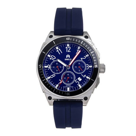 Shield Sonar Chronograph Strap Watch w/Date // SLDSH113-4