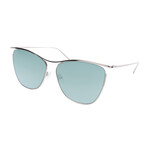Unisex Alexandria Sunglasses // Silver + Sea Glass
