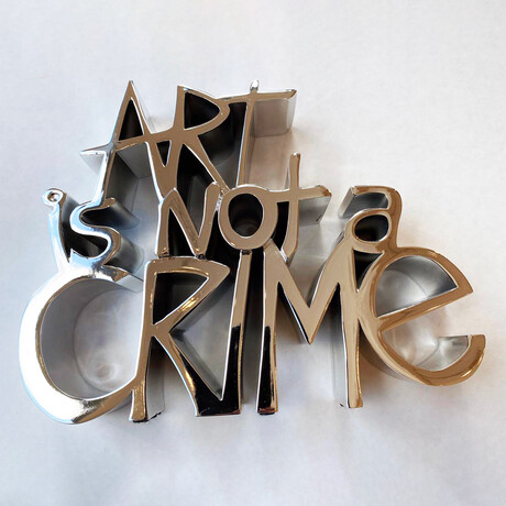 Mr. Brainwash // Art Is Not A Crime - Hard Candy Silver // 2021