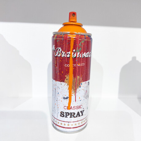 Mr. Brainwash // Spray Can - Orange // 2017