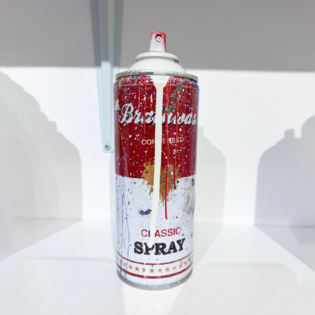 Mr. Brainwash // Spray Can - White // 2017