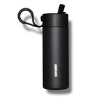 SUPLMNT // Water Bottle // Black + Straw Lid