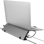 INNODUDE 6 In 1 FOLDABLE LAPTOP STAND & DOCKING STATION